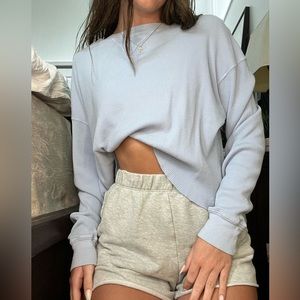 Blue/purple John Galt Waffle long sleeve